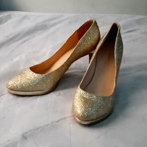 Gold heels